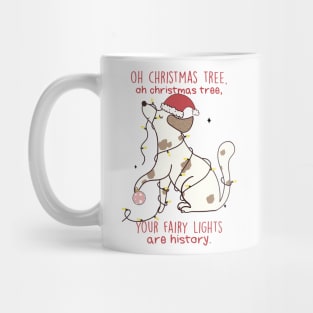 Fairy Light ,Dog ,Christmas Mug